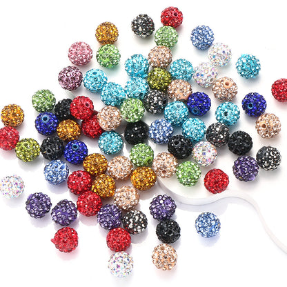 Rhinestone Spacer Beads Set