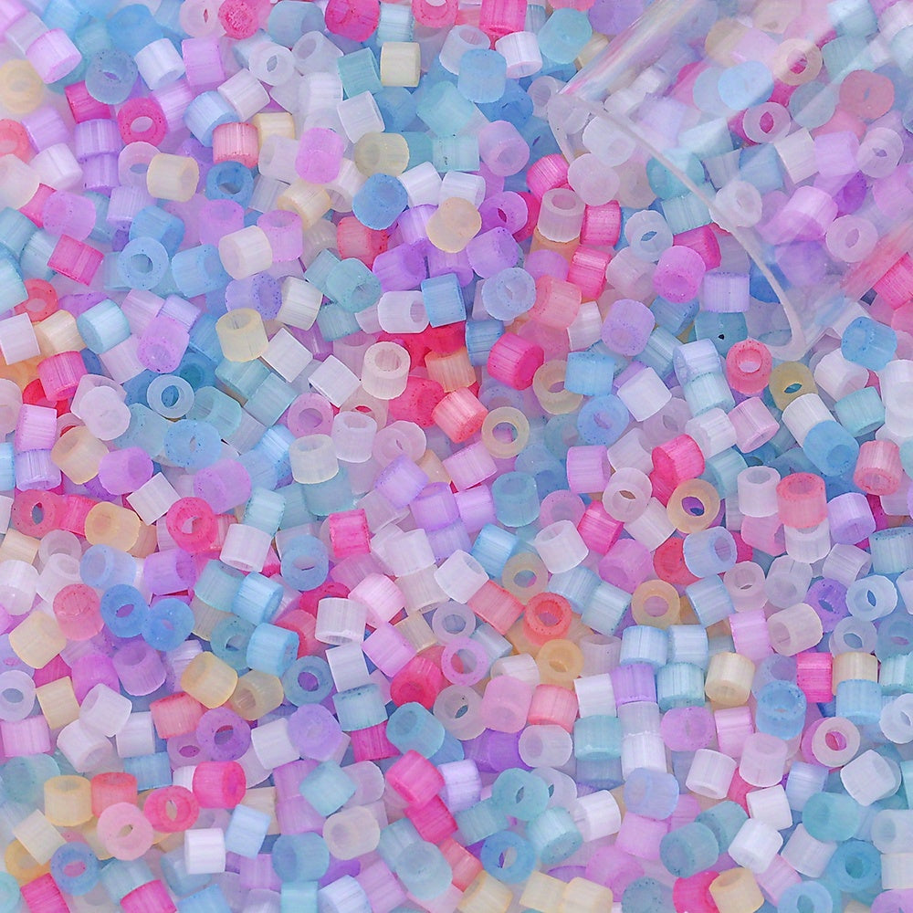 Silk Cat's Eye Glass Beads