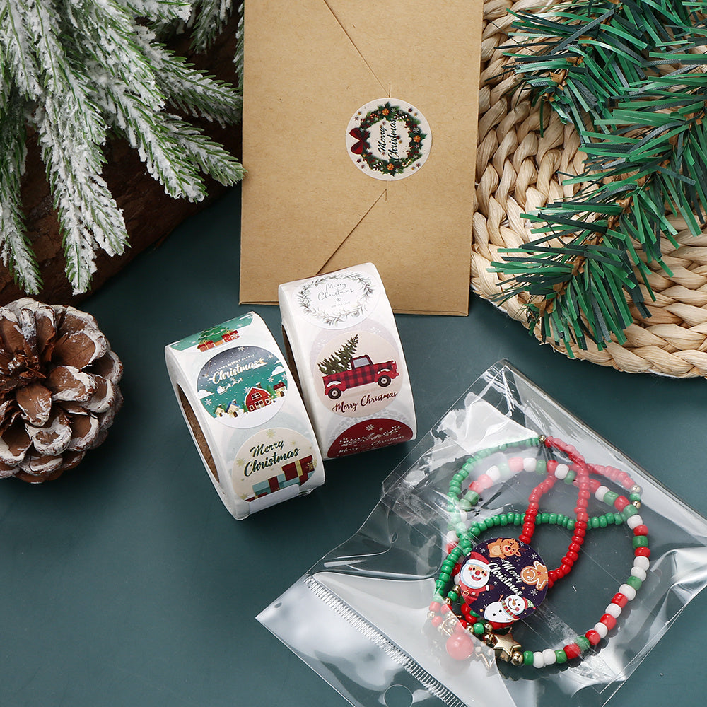 Christmas Theme Self-Adhesive Stickers
