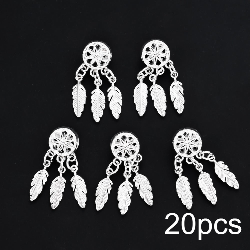 Dream Catcher Alloy Large Hole Beads