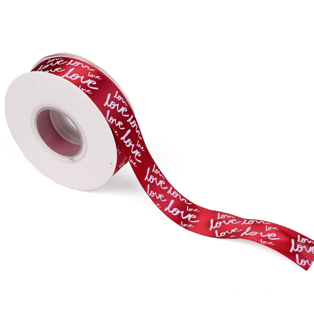 Love Heart Grosgrain Ribbon