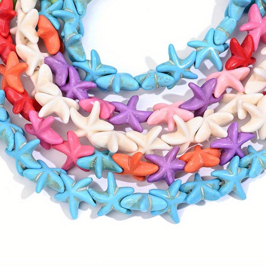 Multicolor Starfish Beads