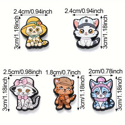 Cat Silicone Beads Set