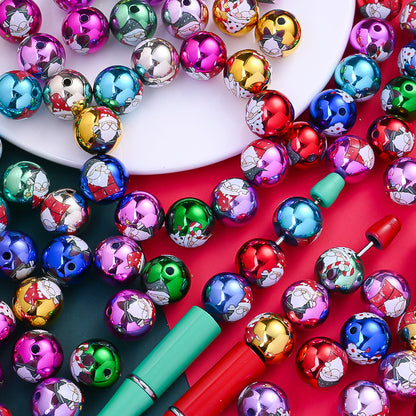 Acrylic Christmas Dwarf Beads