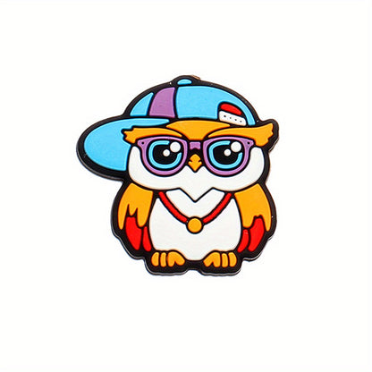 1PC 16–30mm Silicone Owl, Fox & Donut Bead Set