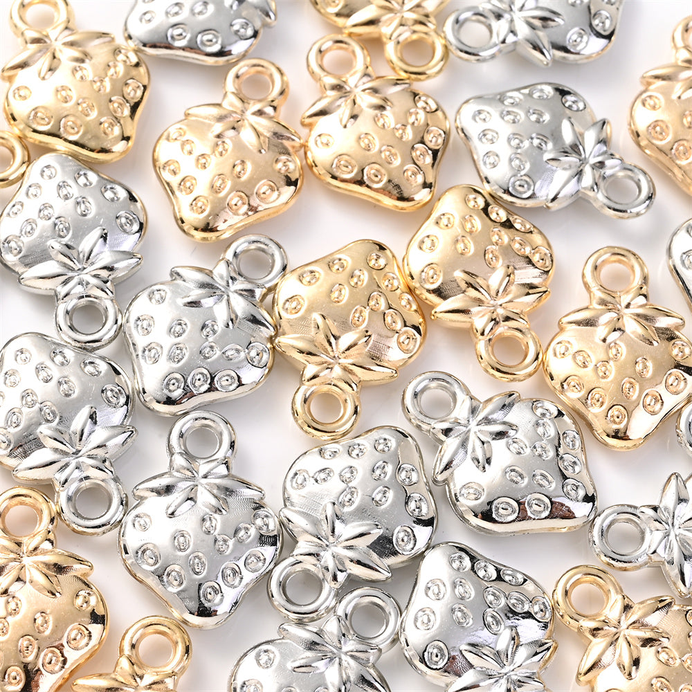Strawberry CCB Pendants
