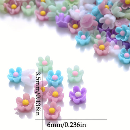 Cherry Blossom Resin Adhesive Beads