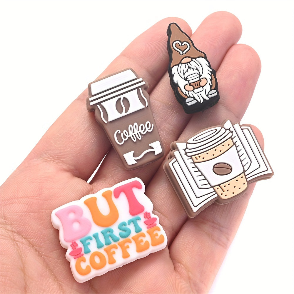 Coffee Gnome Silicone Bead