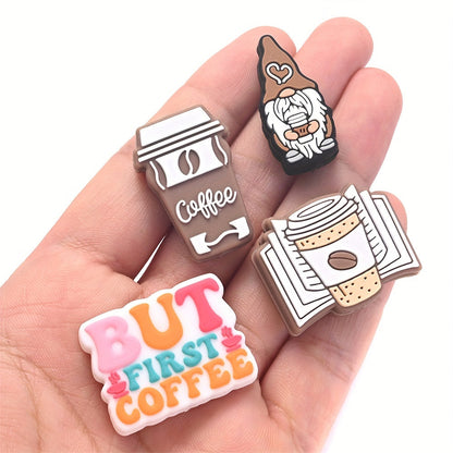 Coffee Gnome Silicone Bead