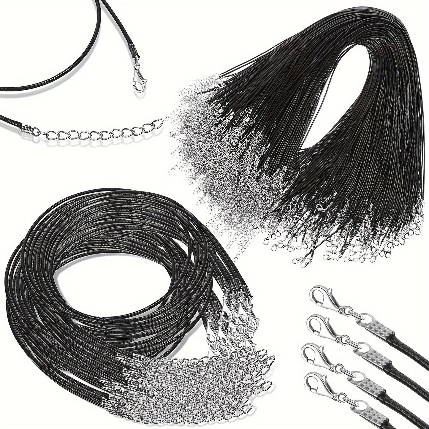 Waxed Leather Necklace Cord