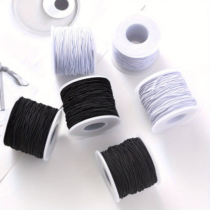 White Black Elastic Jewelry Cords
