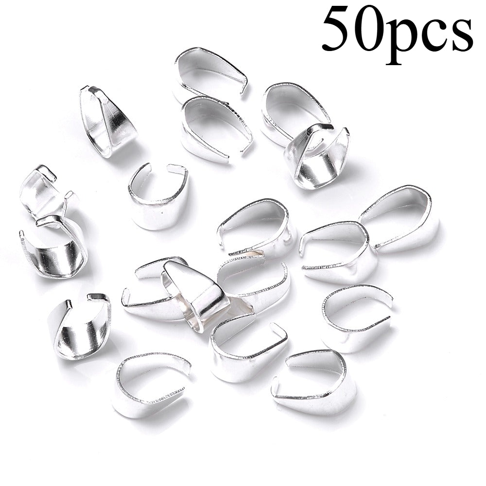 50-Piece Mini Seed Clasps for Jewelry Making