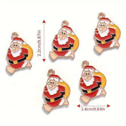 Mixed Metal Christmas Pendants