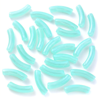 Shiny Elbow Acrylic Beads