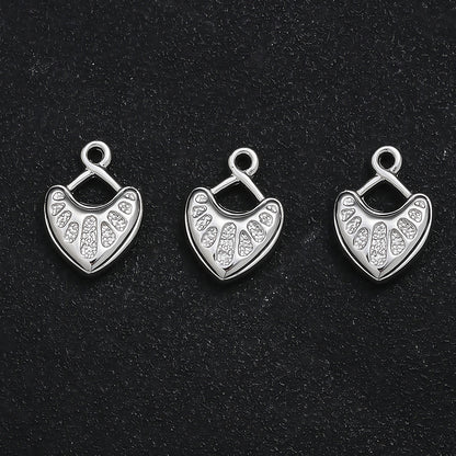 10/20PCS CCB Peach Heart Pendant Set