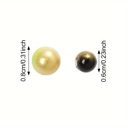 100/200pcs 6/8mm Fashion Gradient Acrylic Beads