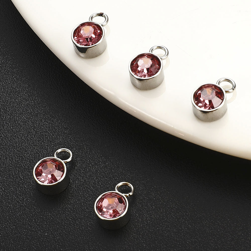 Birthstone Alloy Pendants
