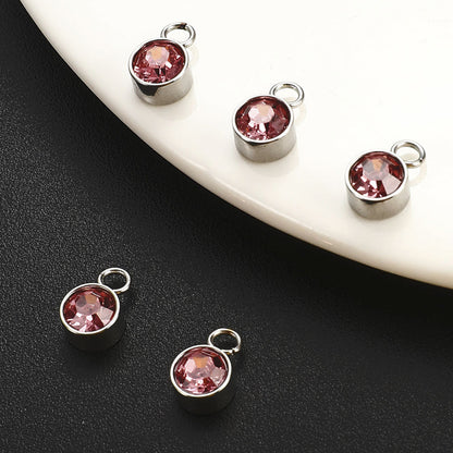Birthstone Alloy Pendants