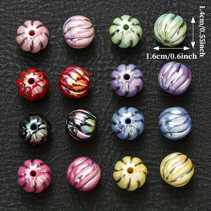 Pumpkin Acrylic Beads