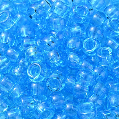 Transparent Colorful Pony Beads