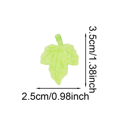 Acrylic Leaf Beads