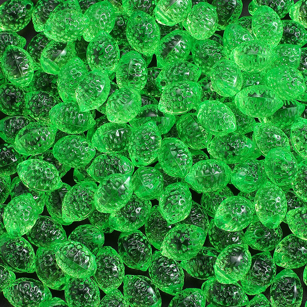 Clear Acrylic Lemon Beads