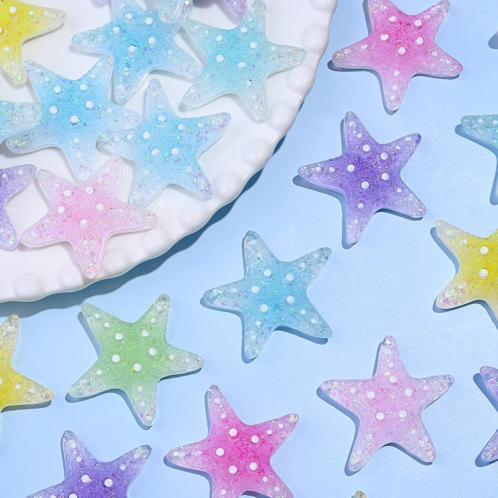 Five-Star Resin Patch Beads