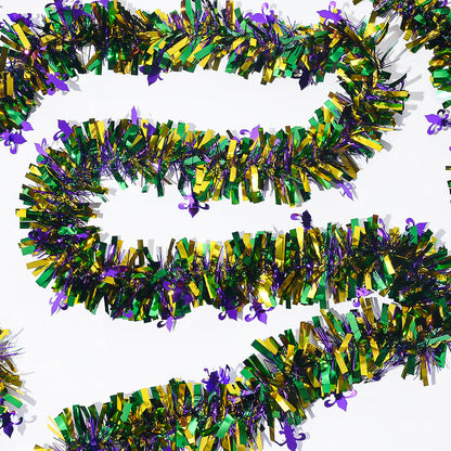 Mardi Gras Tinsel Garland