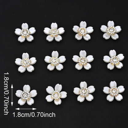Five-Petal Flower Acrylic Bead Patches