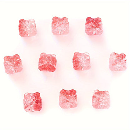 Multi Color Lion Head Acrylic Beads