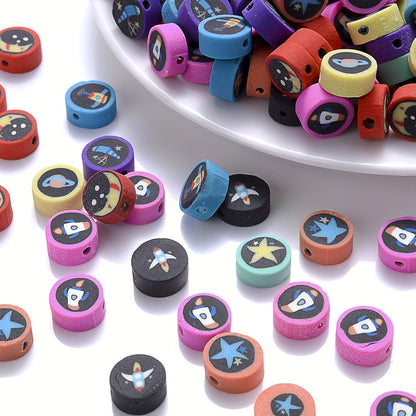 30PCS Star Soft Clay Spacer Bead Set