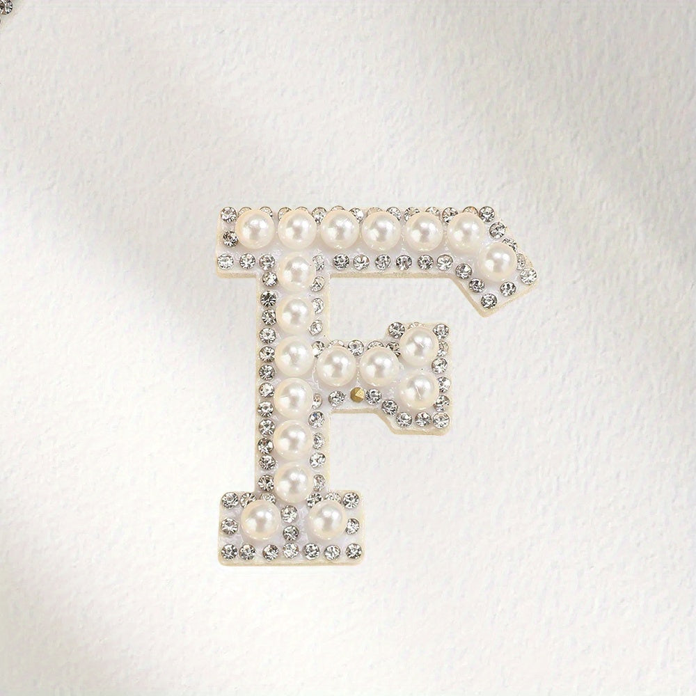 Alphabet Flatback Decorative Bead