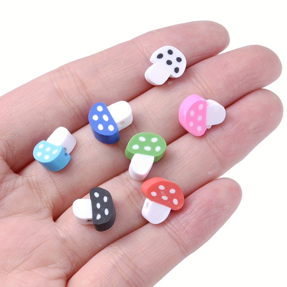 30PCS 9–10mm Multicolor Soft Clay Spacer Bead Set