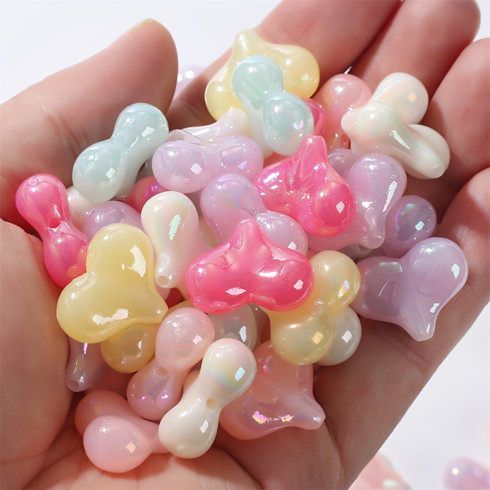 Acrylic AB Candy Color Irregular Beads