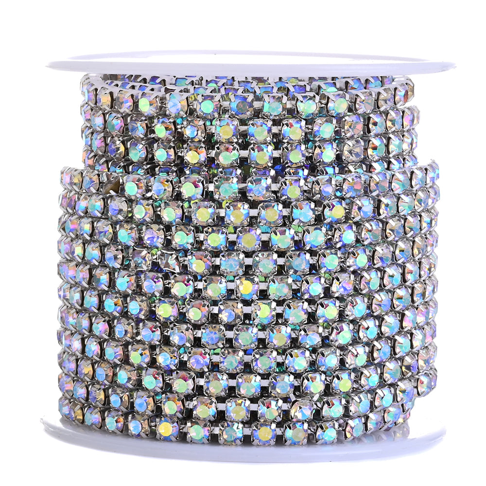 1 Roll 10 Yards Sparkling Rhinestone Chain Trim