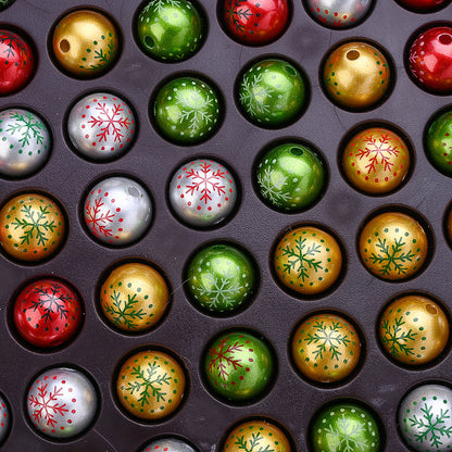 Christmas Snowflake Acrylic Beads