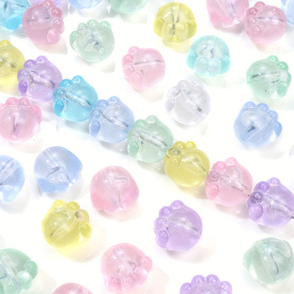 Cat Paw Acrylic Luminous Beads