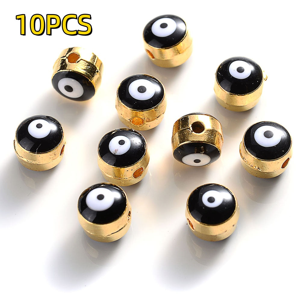Devil's Eye Alloy Spacer Beads