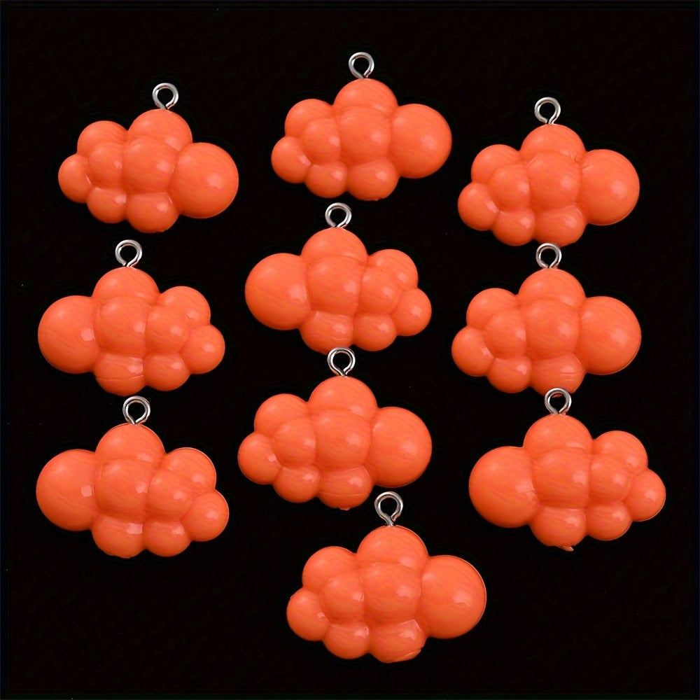 Solid Color Cloud Resin Charms