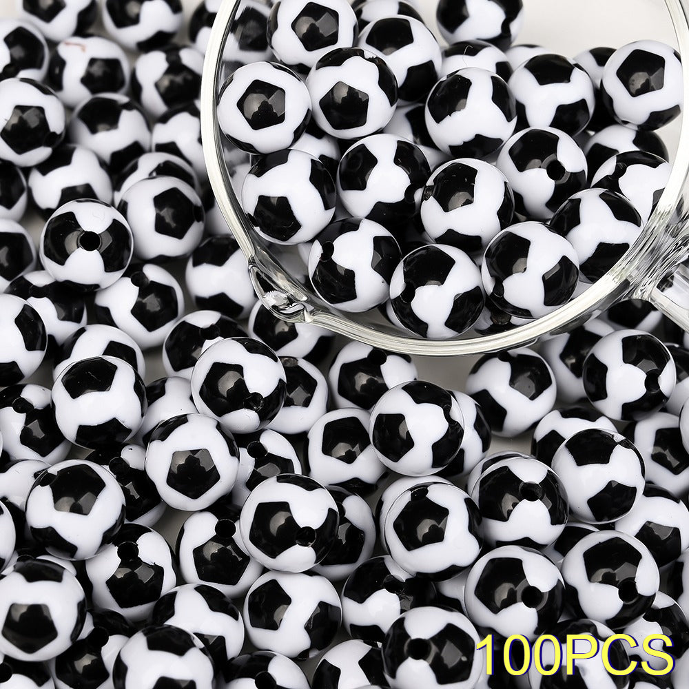 30/50/100PCS 10mm Gradient Resin Bead Set
