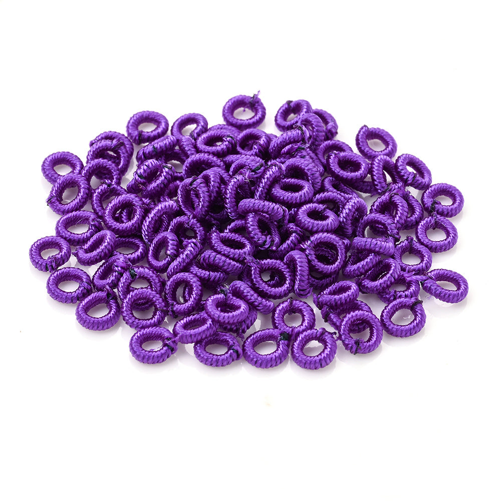 6 mm Polyester Pineapple Knot Coil Beads