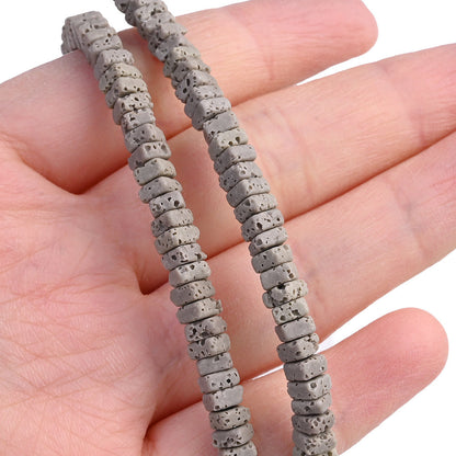 5mm Summer Natural Stone Square & Cubic Spacer Beads