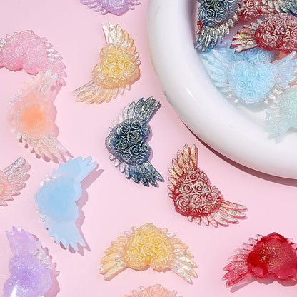 Luminous Love Wing Resin Patches