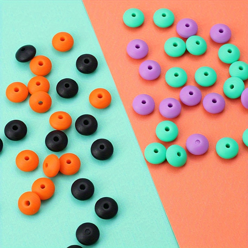 Silicone Abacus Spacer Beads