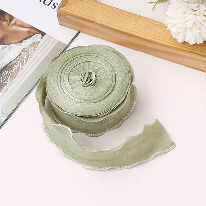 Pleated Fishtail Tulle Ribbon for Floral & Gift Decoration