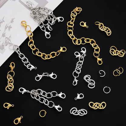 Gold and Silver Jewelry Findings Set