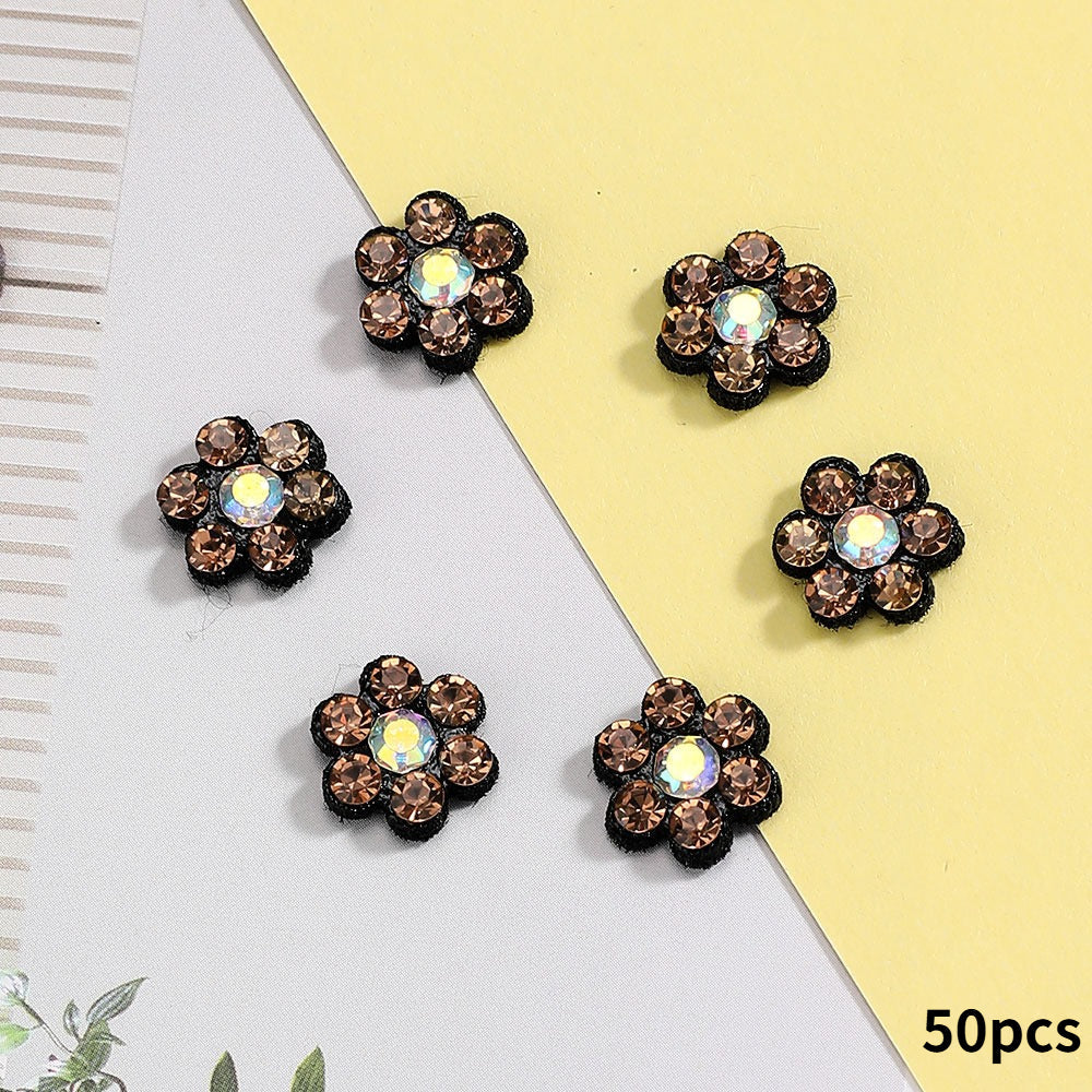 Plum Blossom Rhinestone Patches