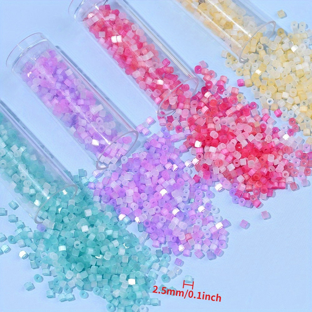 Silk Cat's Eye Glass Beads