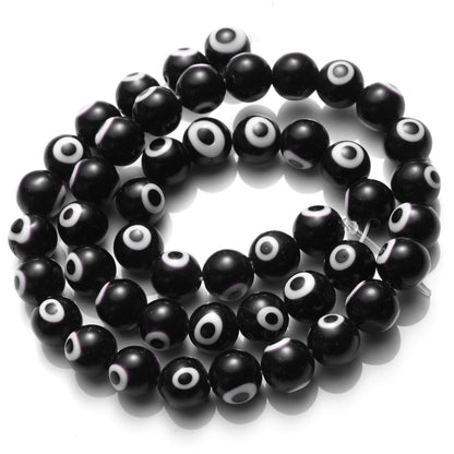 Multi-Colored Evil Eye Glass Beads