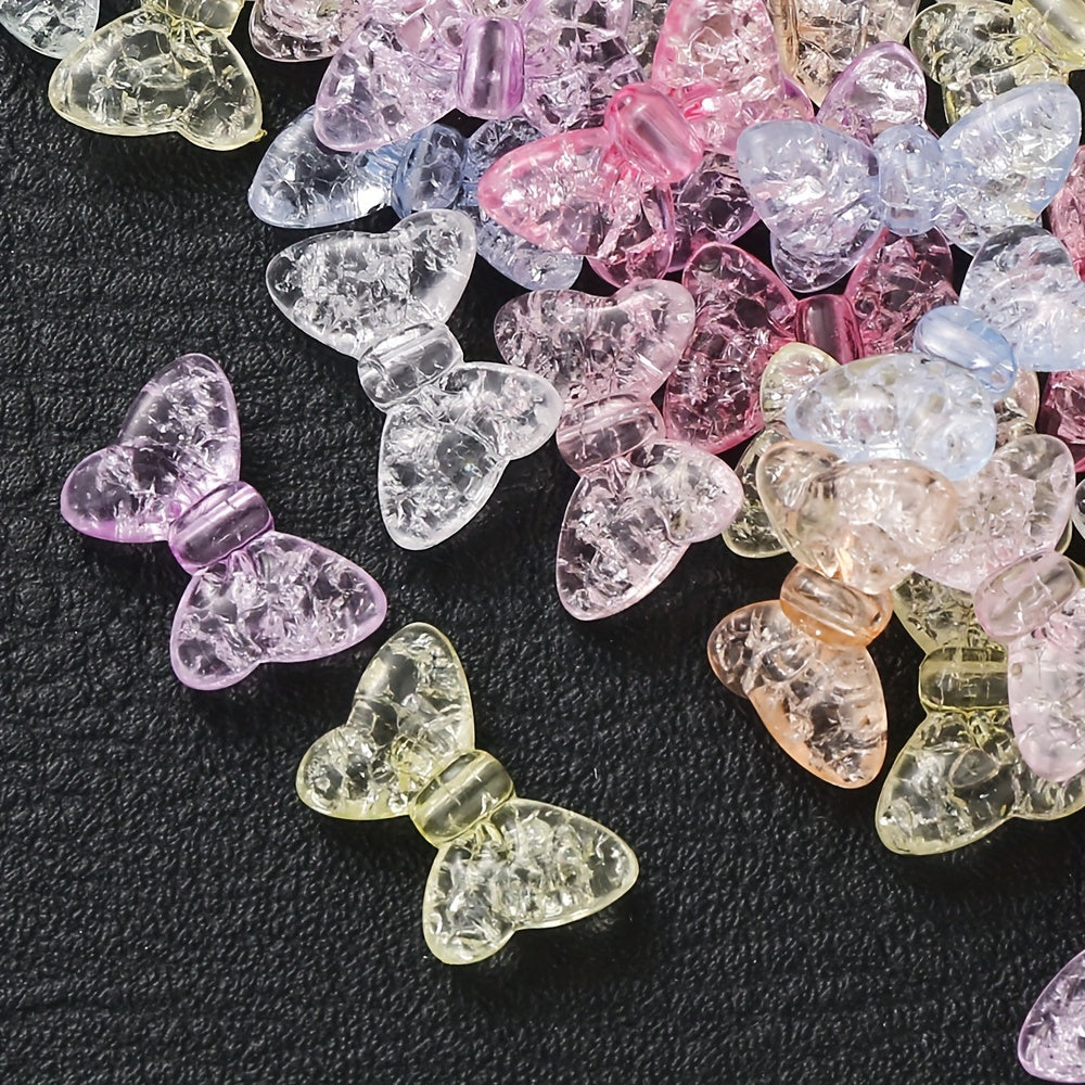 20PCS 14×22mm Acrylic Bow Beads
